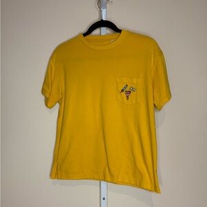 Uniqlo SPRZ NY Yellow Graphic Tee